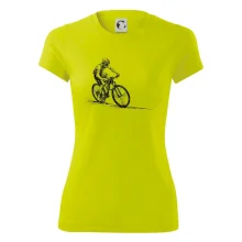 MTB kreslený cyklista