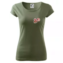 Folklor na prsu veverka