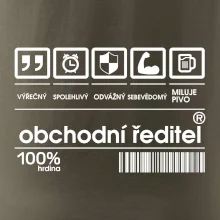 Čárový kód - Obchodní ředitel