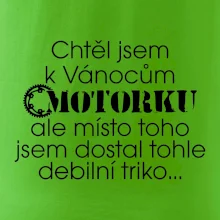 Chtěl jsem dostat motorku - Vánoce