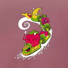 Milkshake vlak kreslený (Pecka design)