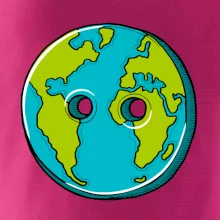 Planeta země knoflík (Pecka design)