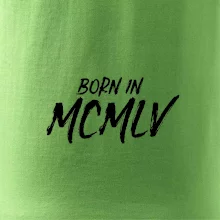 Born in - Římské číslo 1955