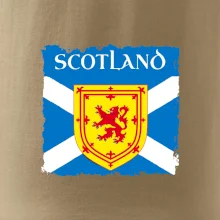 Skotská vlajka s erbem lva