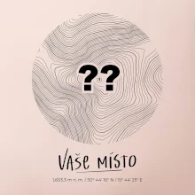 Vaše místo - vrstevnice v kruhu