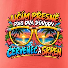 Učím kvůli červenci a srpnu letní prázdniny