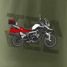 Cestovní enduro červená