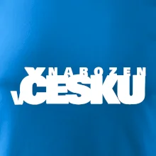 Nápis - Narozen v Česku