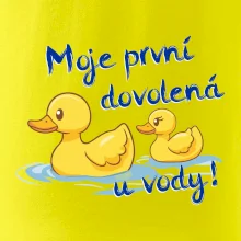 Moje první dovolená u vody - holčička