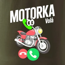Karikatura motorka silnice volá