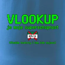 Vlookup moje superschopnost