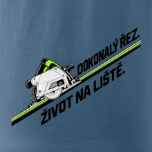 Dokonalý řez život na vodicí liště