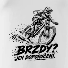 Brzdy jen doporučení - biker v zatáčce