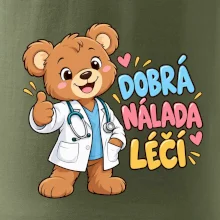 Dobrá nálada léčí - medvídek doktor s palcem nahoru