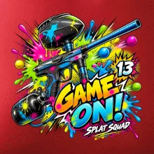 Barevná exploze game on paintball