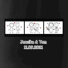 Svatební den - váš nápis (Hana-creative)