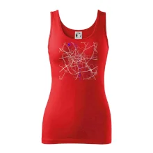 Olomouc - Mapa s vodními toky