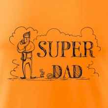 Kreslený nápis super dad