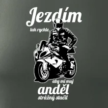Silniční motorka - jezdím tak rychle, aby mi můj anděl strážný stačil