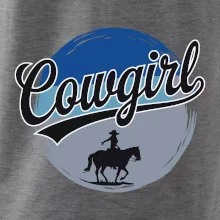 Cowgirl modrý pruh