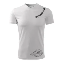 Running nápis šikmo