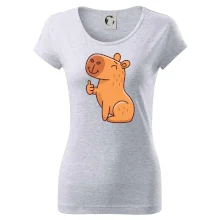 Kapybara s palcem nahoru