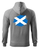 Skotská vlajka kreslená štetcem