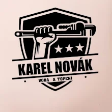 Instalatér - Erb vlastní nápis