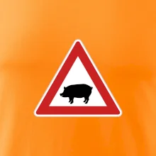 Dopravní značka - Pozor prase domácí