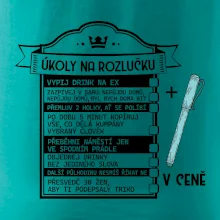 Vintage nápis Triko na rozlučku s úkoly pro ženicha