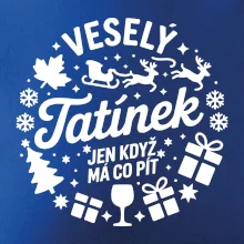Veselý tatínek jen když  má co pít