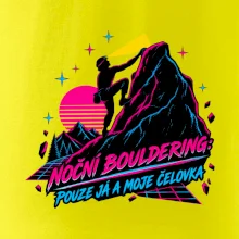 Noční bouldering s čelovkou