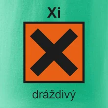 Xi Dráždivý - Výstražná tabulka na tričku
