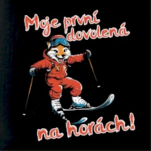 Moje první dovolená na horách hnědá  liška