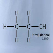 Molekulární struktura Ethanol
