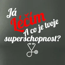 Já léčím - tvoje superschopnost? Šikmý nápis