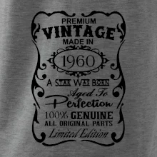 Vintage Etiketa - 1960