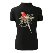 Papoušek na listnatém stromě