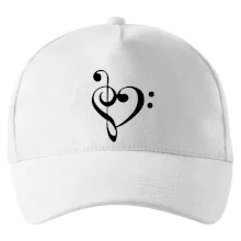 Houslový klíč srdce