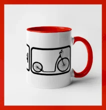 Eat sleep koloběžka velké a malé kolo