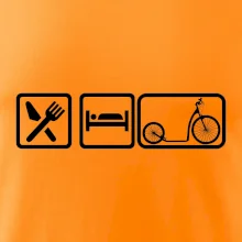 Eat sleep koloběžka velké a malé kolo