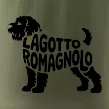 Lagotto romagnolo nápis v těle