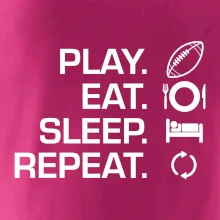 Play Eat Sleep Repeat americký fotbal
