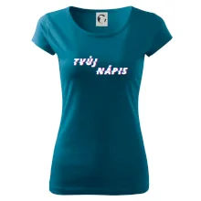 Glitch font - tvůj nápis