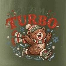 Rodinná vánoční trička - Režim turbo zimní medvídek dítě