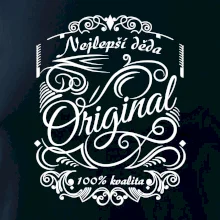 Vintage nejlepší deda 100% kvalita