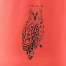 Puštík vousatý great gray owl