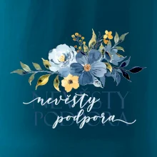 Nevěsty podpora květy modré