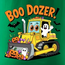 Halloweenský boo dozer
