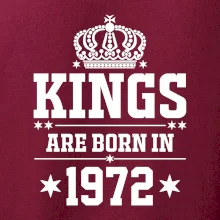 Kings are born in 1972